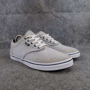 Vans Shoes Womens 9 Sneakers Atwood Skate Casual Pinstripe Blue White Active Low